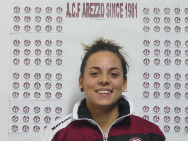Marica Locchi, attaccante dell'Arezzo CF