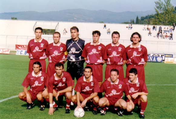 L'Arezzo che vinse la serie D nel 95-96