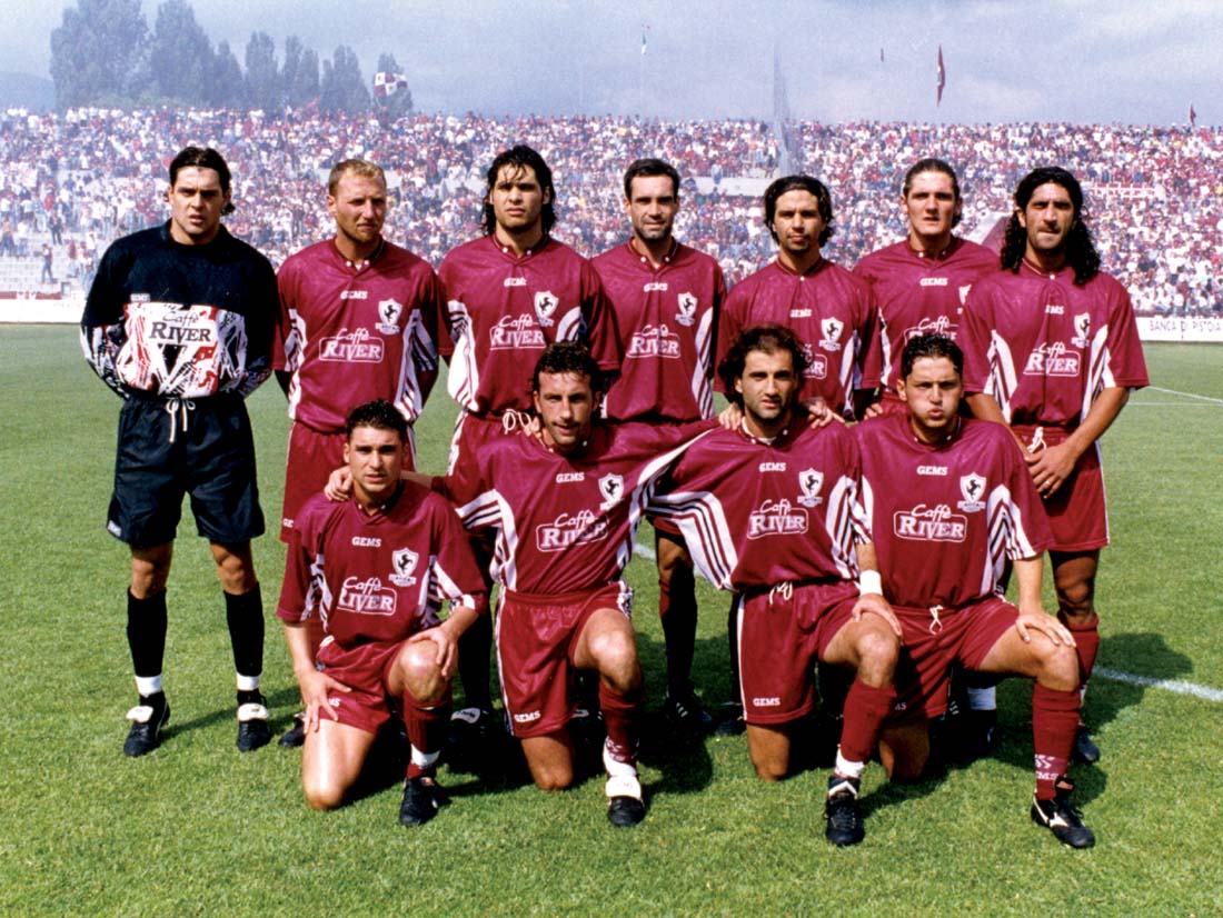 La squadra che conquistÃ² la C1 contro lo Spezia nel '98