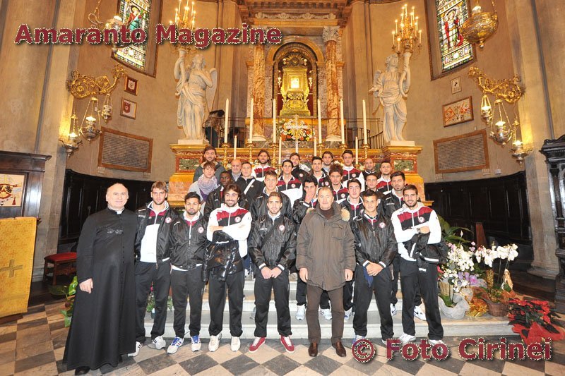 l'Arezzo in visita alla Madonna del Conforto