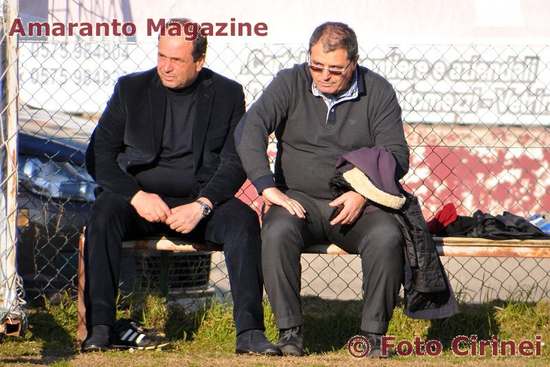 Massimo Bonafede (a destra) con il vicepresidente De Martino