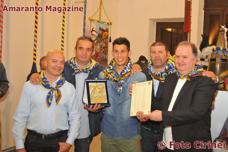 Stefano Rubechini premiato con il Cavallino d'oro