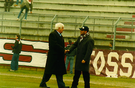 Bovini e Cosmi in una foto del 1999