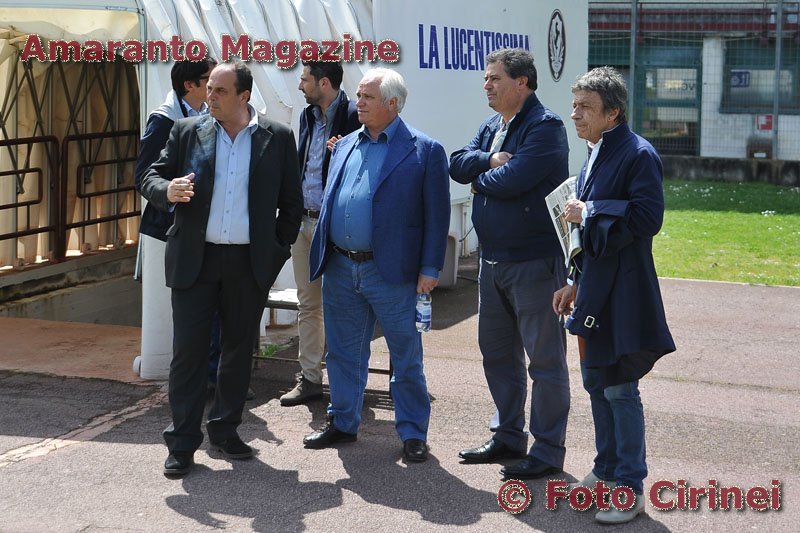 De Martino, Zavaglia, Bonafede e Ferretti allo stadio