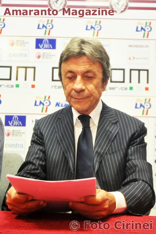 Mauro Ferretti, presidente dell'Arezzo dal 9 gennaio