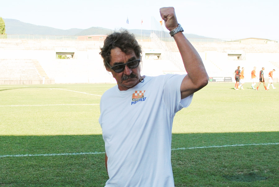 Massimo Morgia, allenatore della Pistoiese (foto pistoiasport.com)