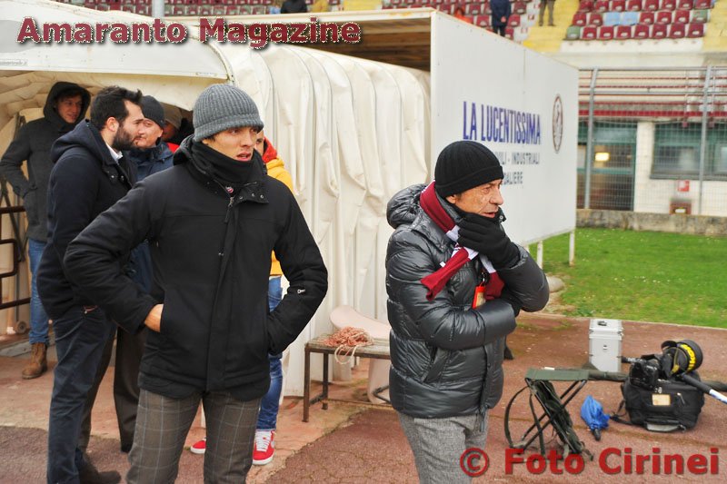 il presidente Ferretti all'arrivo allo stadio