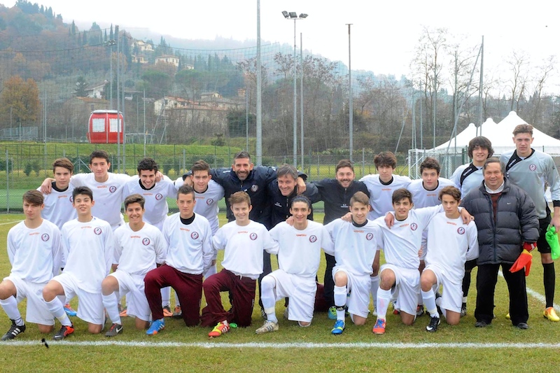 la squadra Allievi dell'Arezzo