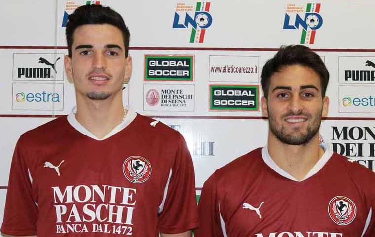 De Martino e Ciasca hanno firmato con l'Arezzo