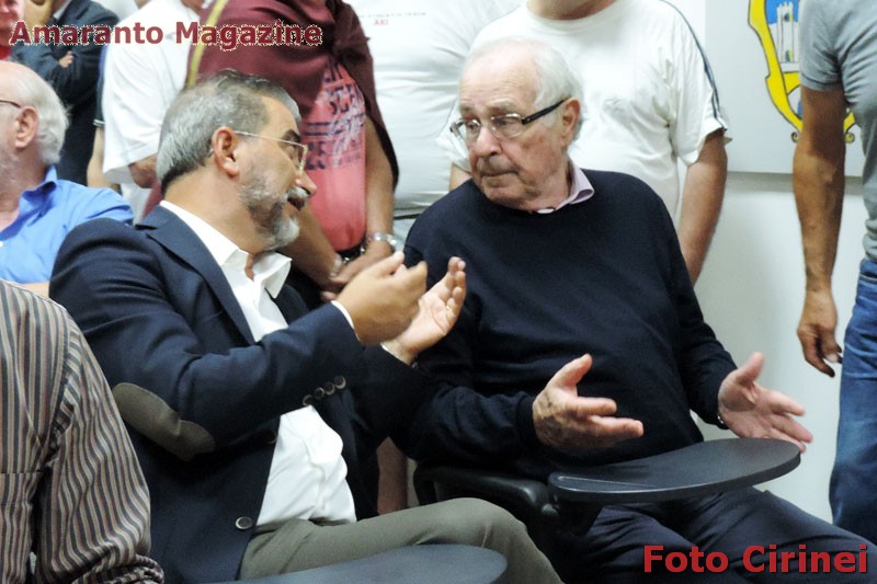 nella foto, Umberto Paglicci a colloquio con Umberto Zerbini, presidente del VA