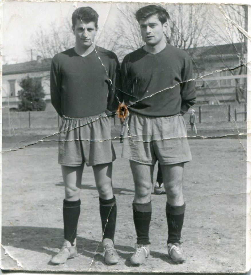 Gianfranco Querini (a sinistra) con Miro Scatizzi in una foto della stagione 55/56