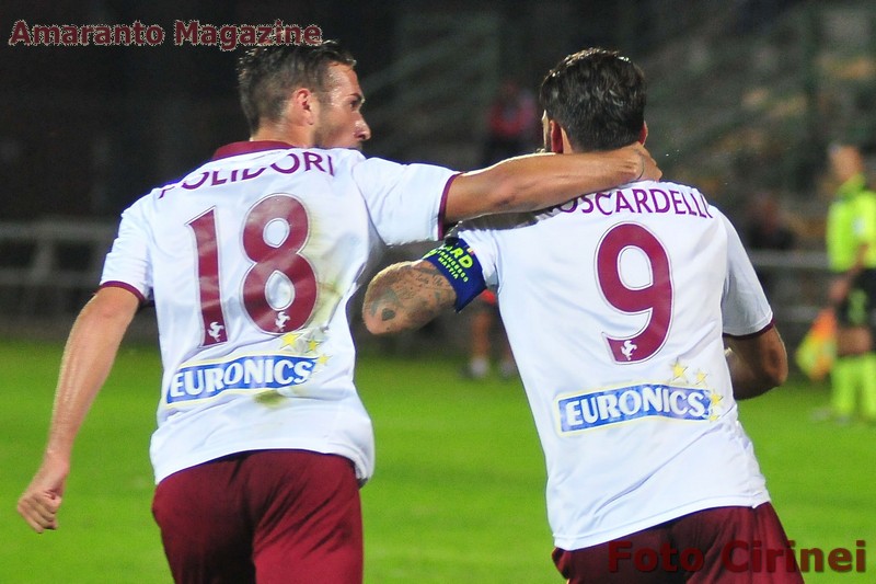 Polidori e Moscardelli, 4 gol a testa in campionato