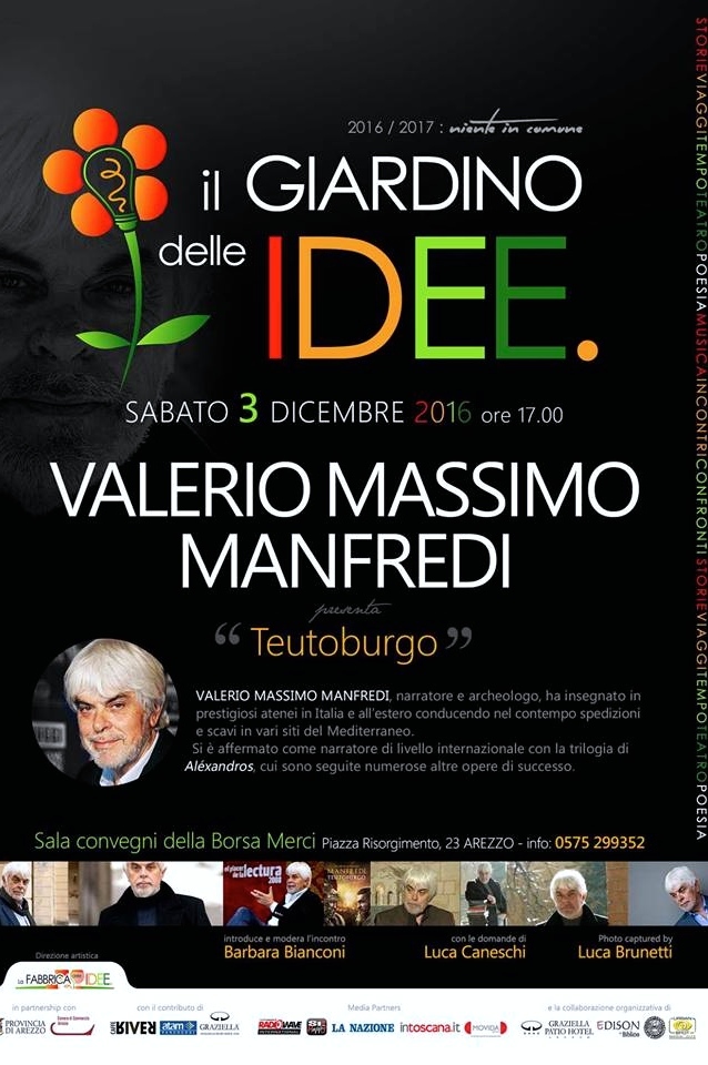 Valerio Massimo Manfredi al Giardino delle Idee