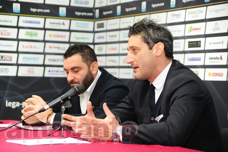 i direttori Gemmi e Riccioli in conferenza stampa