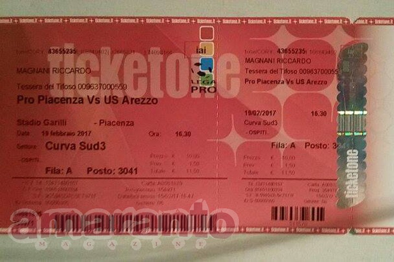 il biglietto per Piacenza ribassato a 10 euro