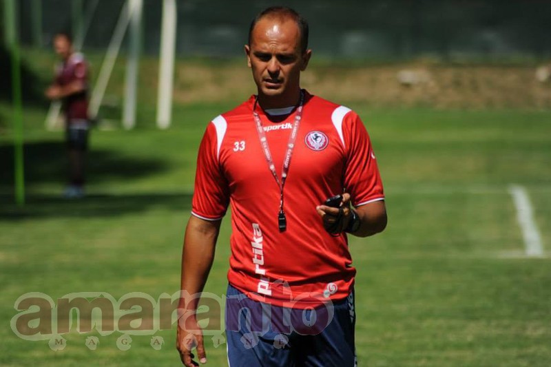 Donato Capone, vice allenatore dell'Arezzo nell'estate 2014