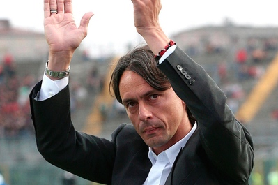 Pippo Inzaghi festeggia anche la Coppa Italia