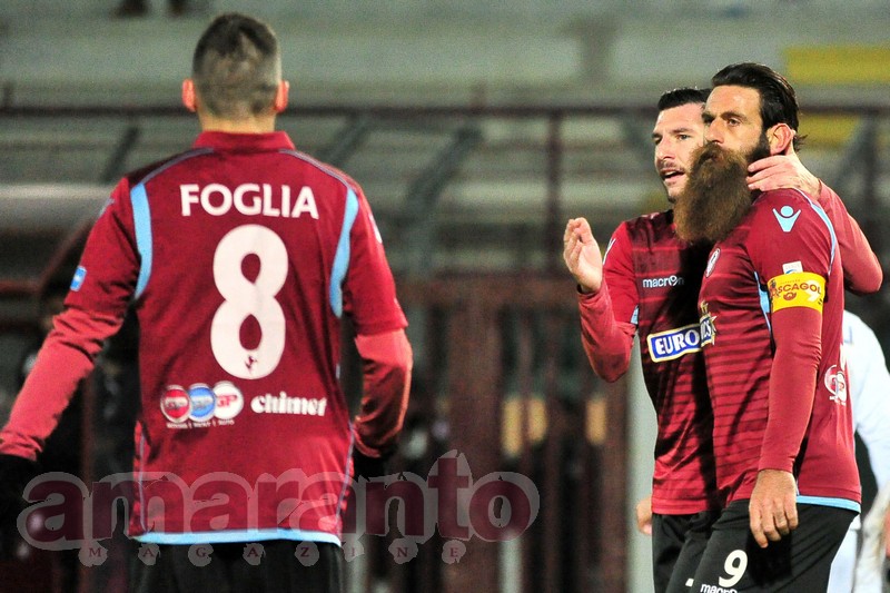 Moscardelli subito dopo il gol segnato al Prato