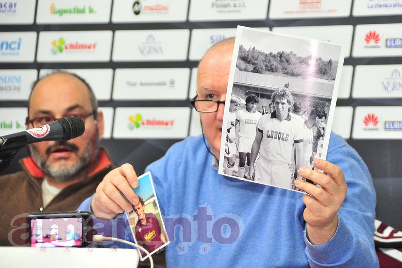 Stefano Turchi con le foto di Pozza e Patta