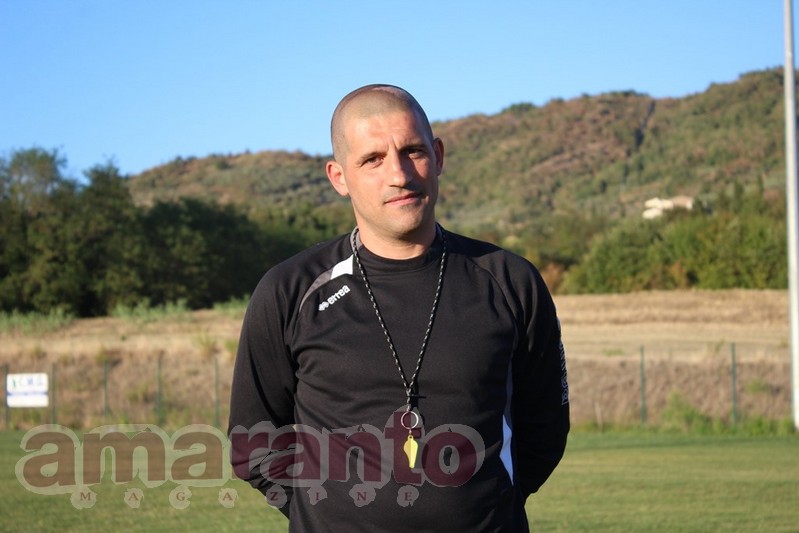 Marz Lorenzini, allenatore dell'Acf Arezzo