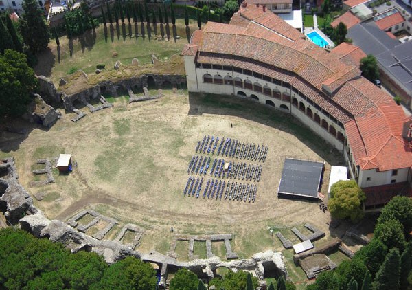 L'anfiteatro di Arezzo poteva contenere fino a 13.000 spettatori