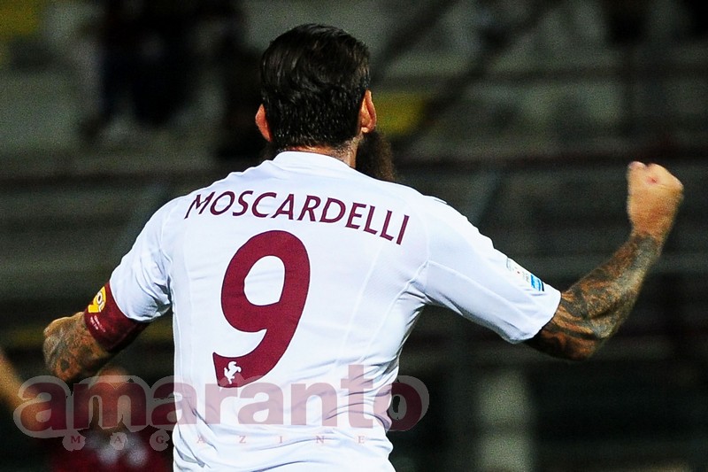 Moscardelli ha annunciato l'addio all'Arezzo dopo due stagioni e trenta gol segnati