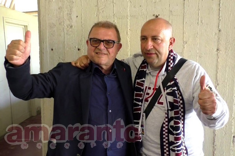 il dg Ermanno Pieroni con il presidente Giorgio La Cava