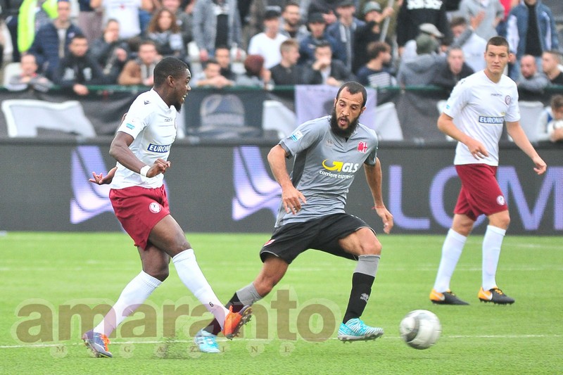 Gonzalez in azione contro l'Arezzo in una foto dell'anno scorso