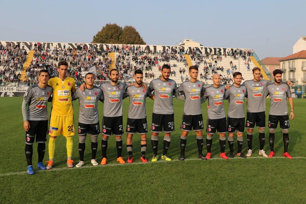 una formazione dell'Alessandria 2018/19 (foto Alessandria Calcio)