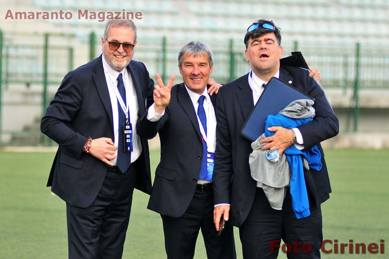 Umberto Benigni (al centro) alle finali scudetto della Berretti di tre anni fa