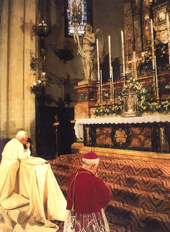 Giovanni Paolo II ad Arezzo nel 1993