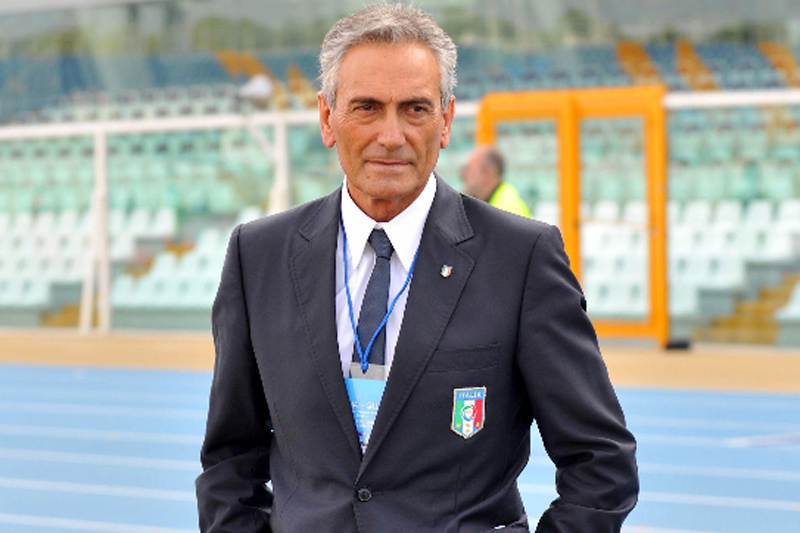 Il presidente della FIGC Gabriele Gravina