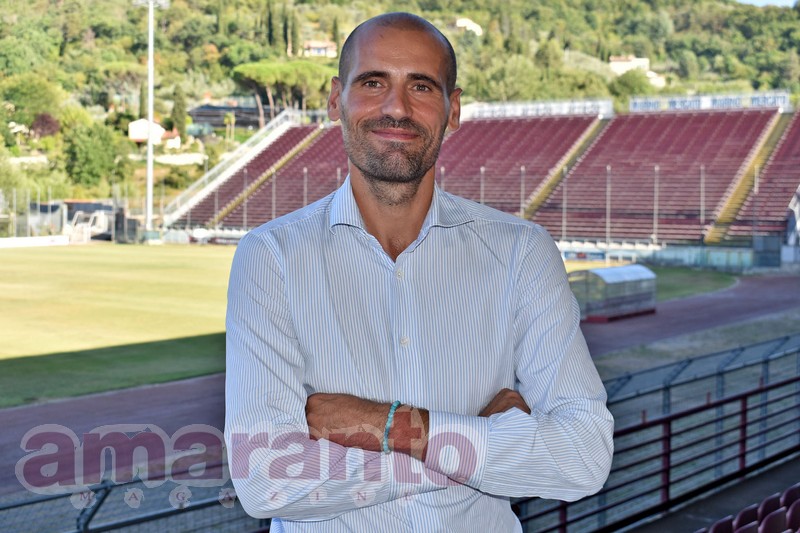 Alessandro Potenza, 36 anni, nuovo allenatore dell'Arezzo