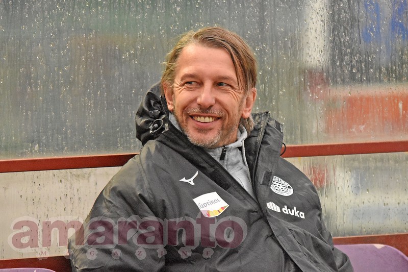 Stefano Vecchi, allenatore del Sudtirol capolista