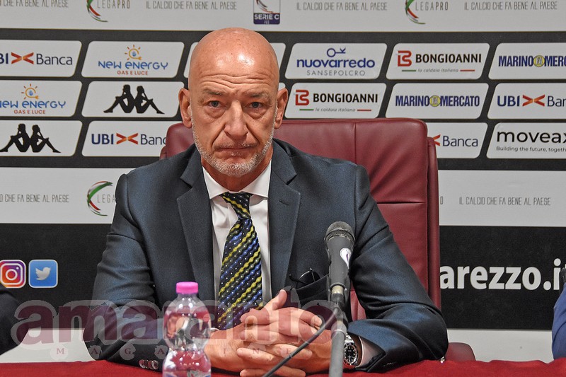 Marco Mariotti, neo allenatore dell'Arezzo