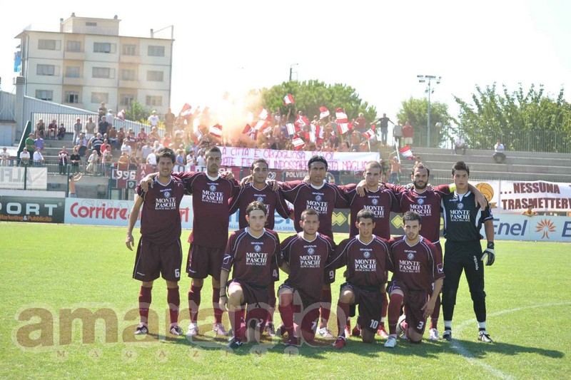 la prima partita dell'Atletico Arezzo a Sesto Fiorentino, settembre 2010