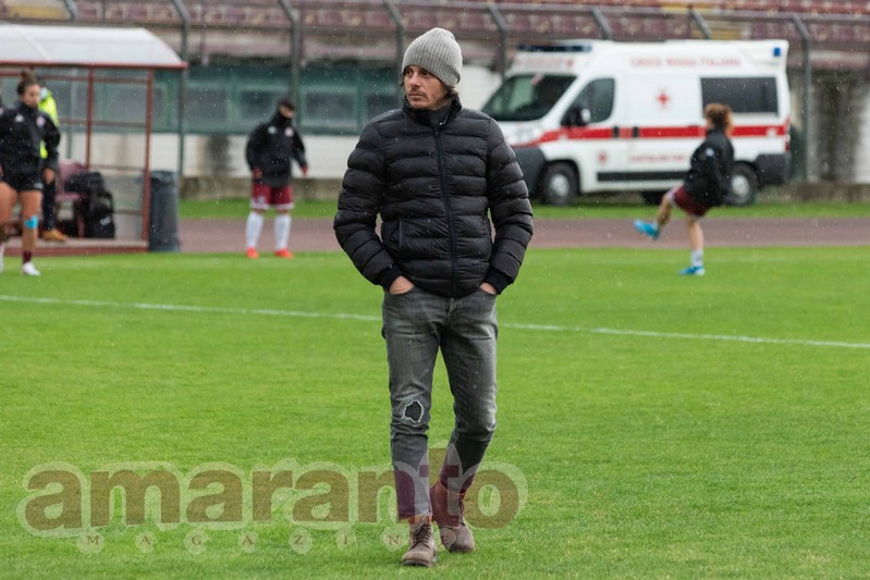 Emiliano Testini, allenatore dell'Acf Arezzo
