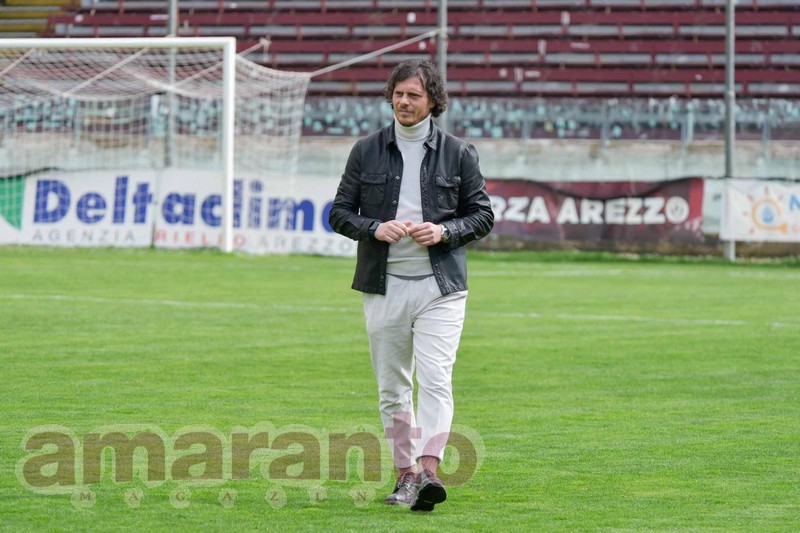 Emiliano Testini, 45 anni, allenatore Acf Arezzo 
