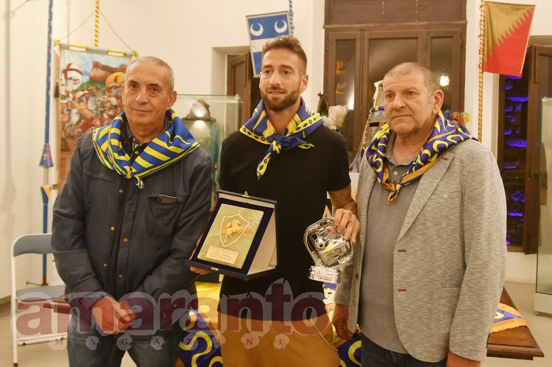 Elio Calderini premiato con il Cavallino d'oro e la Perla amaranto
