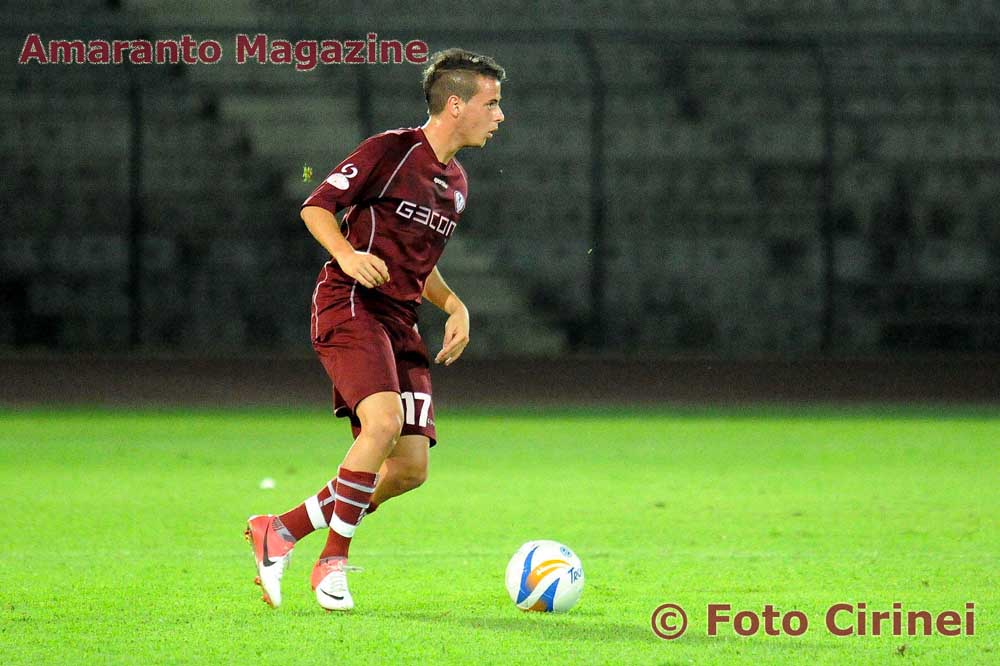 Matteo Bozzoni, 19 anni, in prestito all'Olbia